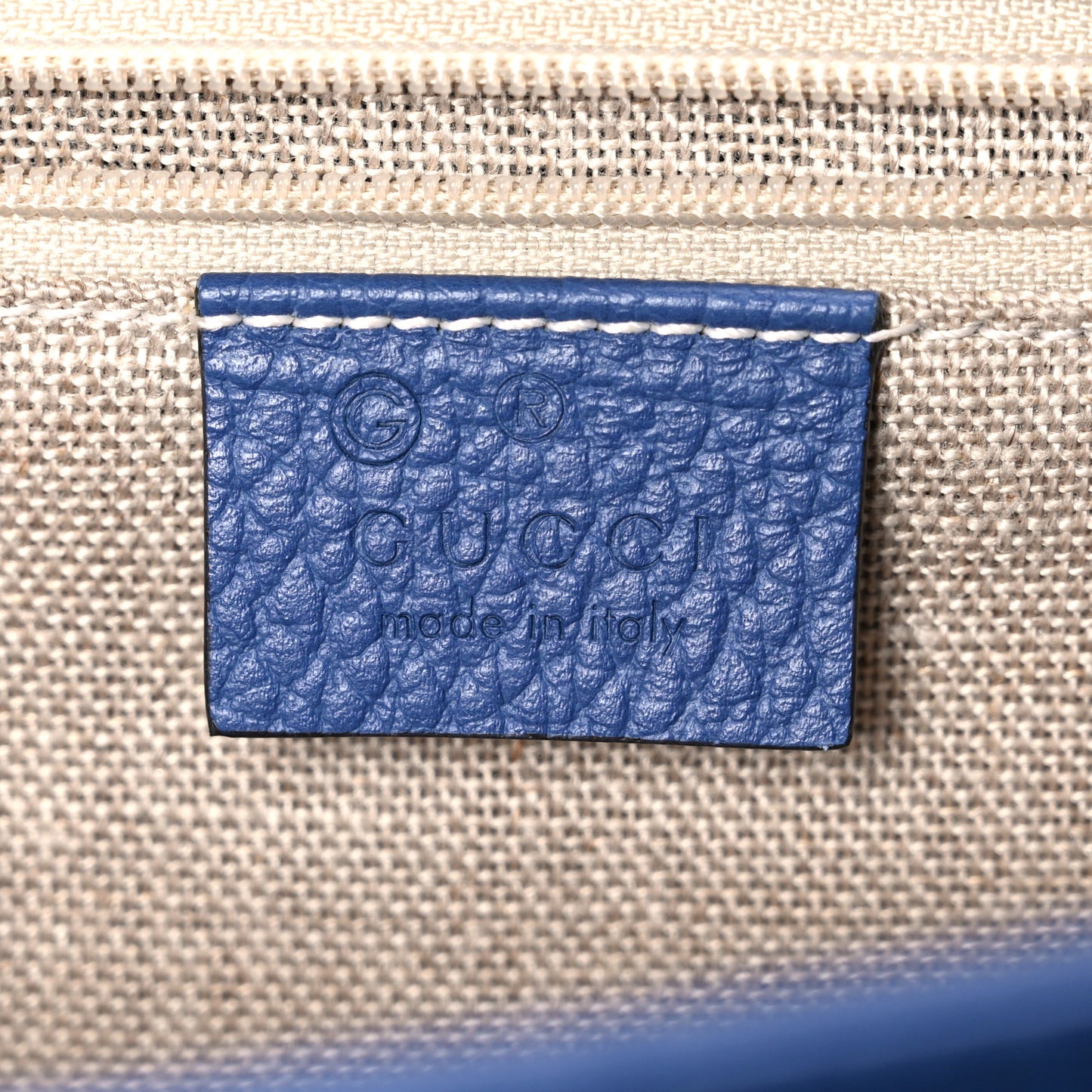Dollar Calfskin Interlocking G Shoulder Bag Caspian