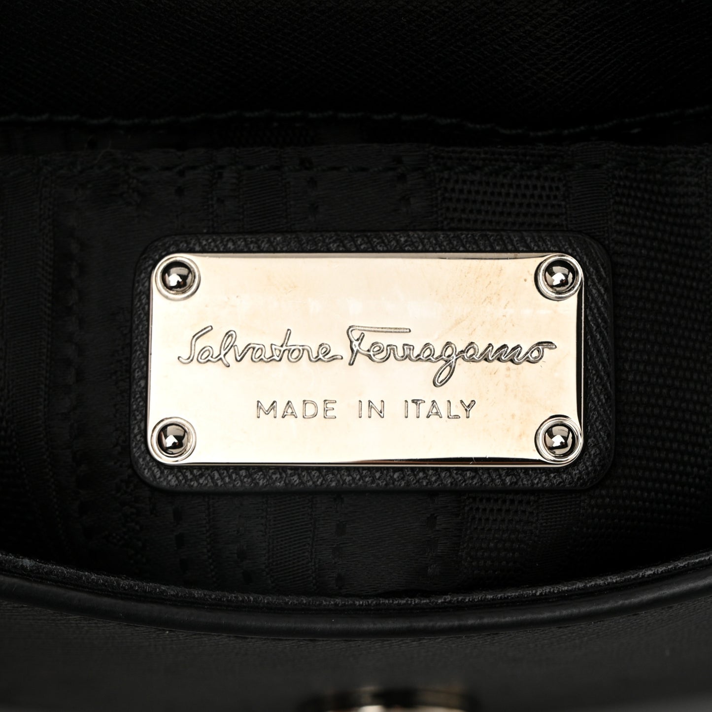 Saffiano Paris Crossbody Bag Black