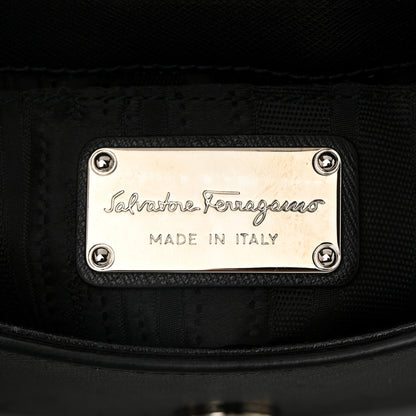 Salvatore Ferragamo Saffiano Paris Crossbody Bag Black 6 of 10