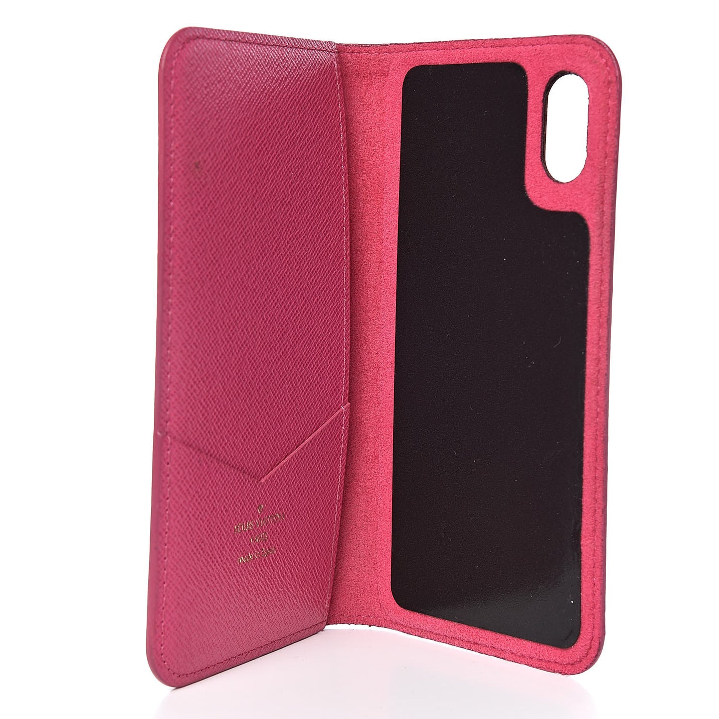 Monogram iPhone XS Max Folio Case Rose Pop