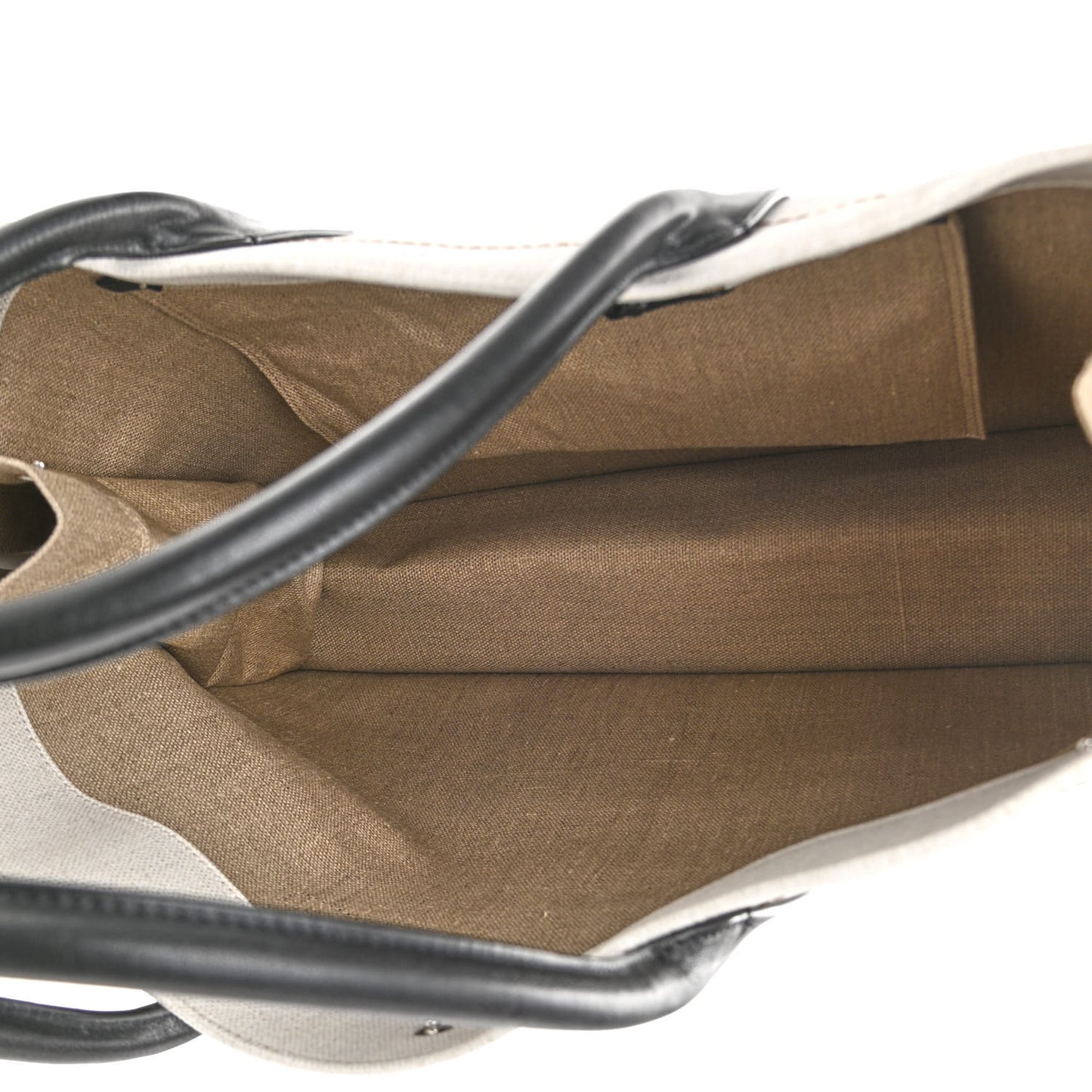 Linen Calfskin Rive Gauche Tote Optic White