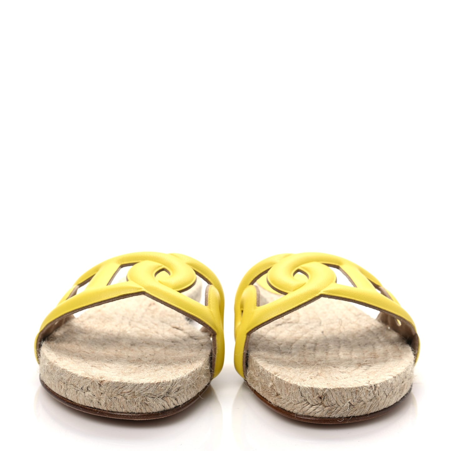 Nappa Famosa Espadrille Sandals 38 Jaune Curcuma