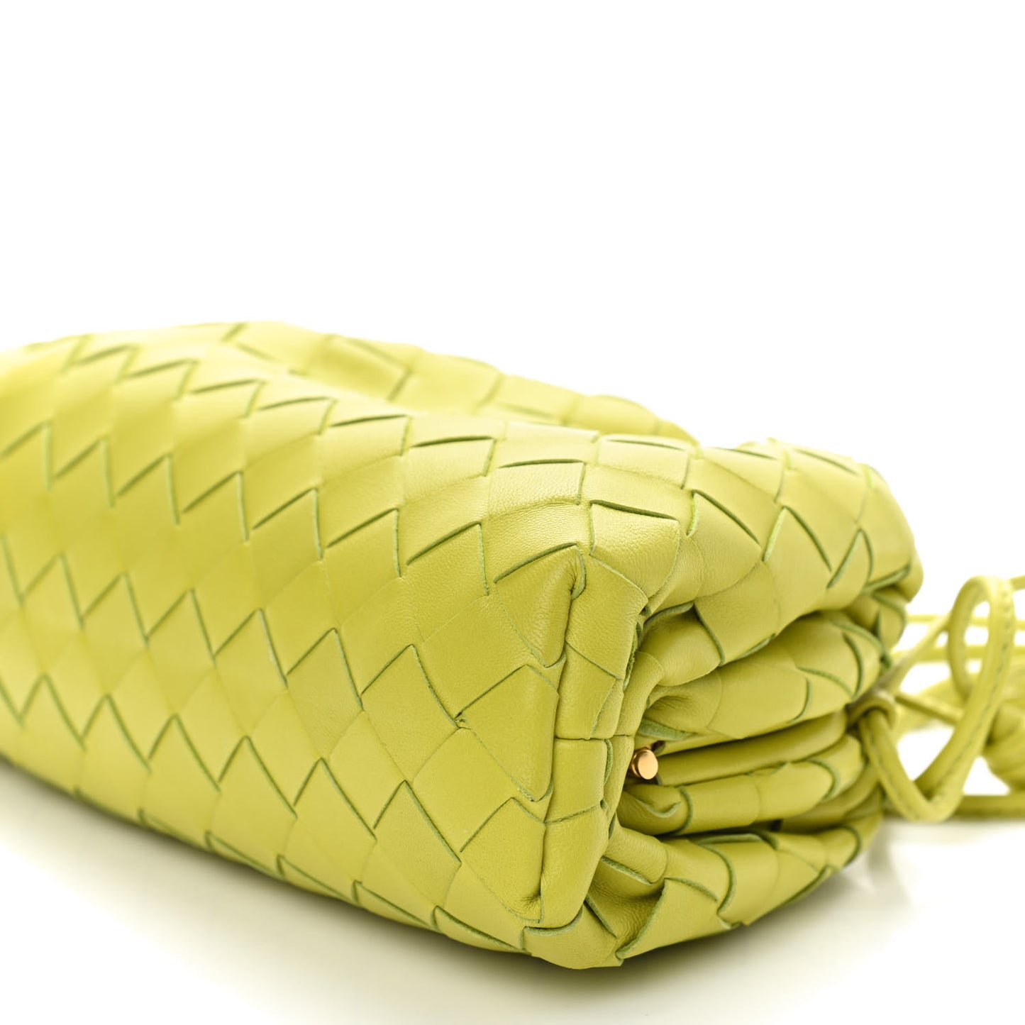 Nappa Intrecciato The Mini Pouch Kiwi