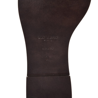 Saint Laurent Calfskin Nu Pied 05 Slide Sandal 37 Blue Majorelle 8 of 9