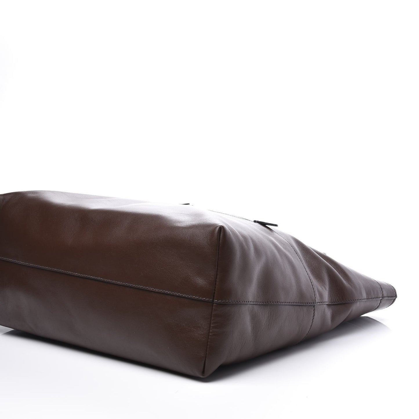 Vitello Soft Calfskin Shopping Tote Bruciato