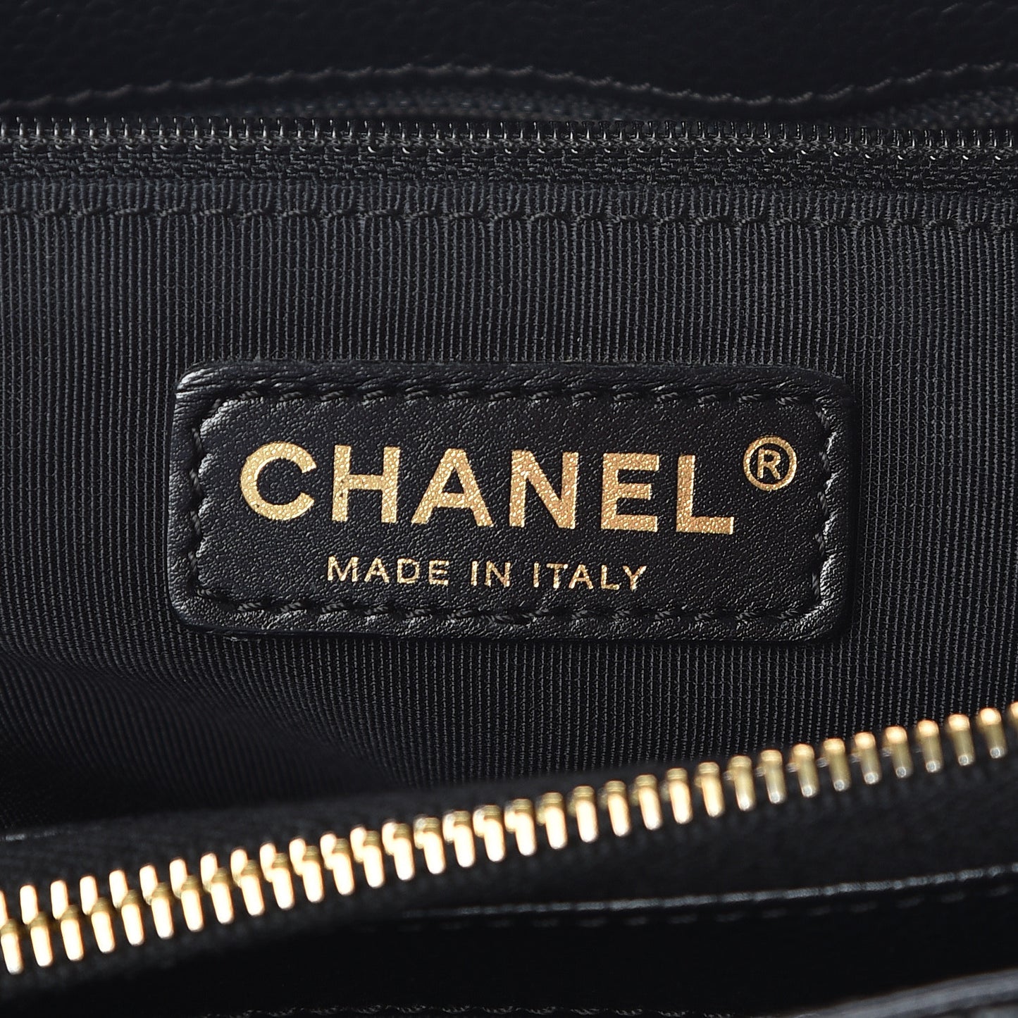 Caviar Quilted Grand Shopping Tote GST Black