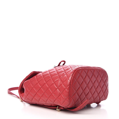 Chanel Lambskin Quilted Small Urban Spirit Backpack Red 3 of 10