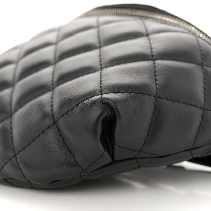 Chanel Calfskin Quilted Waist Belt Bag Black 10 of 11