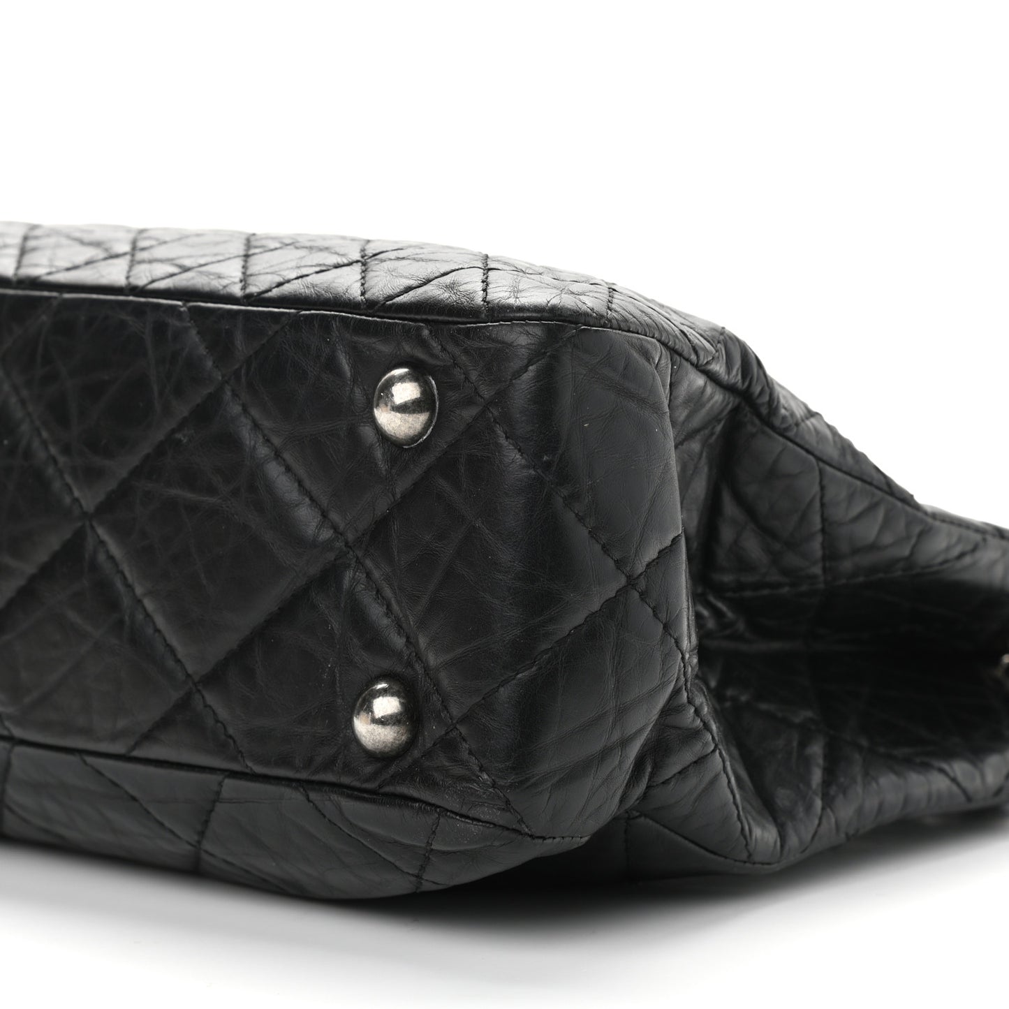 Aged Calfskin Reissue 2.55 Tote Black