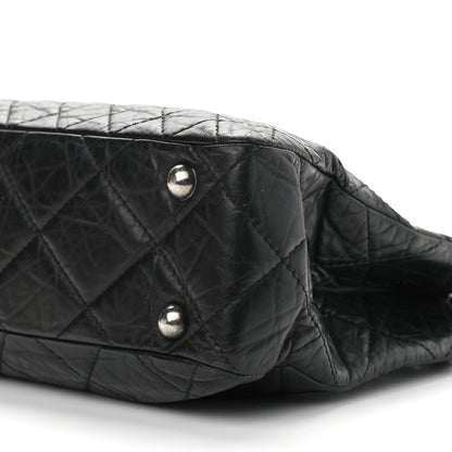 Chanel Aged Calfskin Reissue 2.55 Tote Black 9 of 9