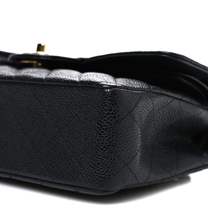 Chanel Caviar Quilted Small Double Flap Black 10 of 11