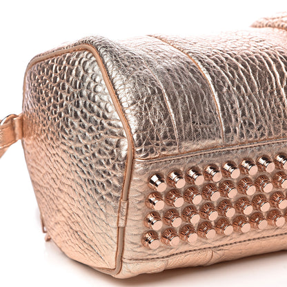Alexander Wang Metallic Pebbled Lambskin Rockie Rose Gold Hardware 9 of 11
