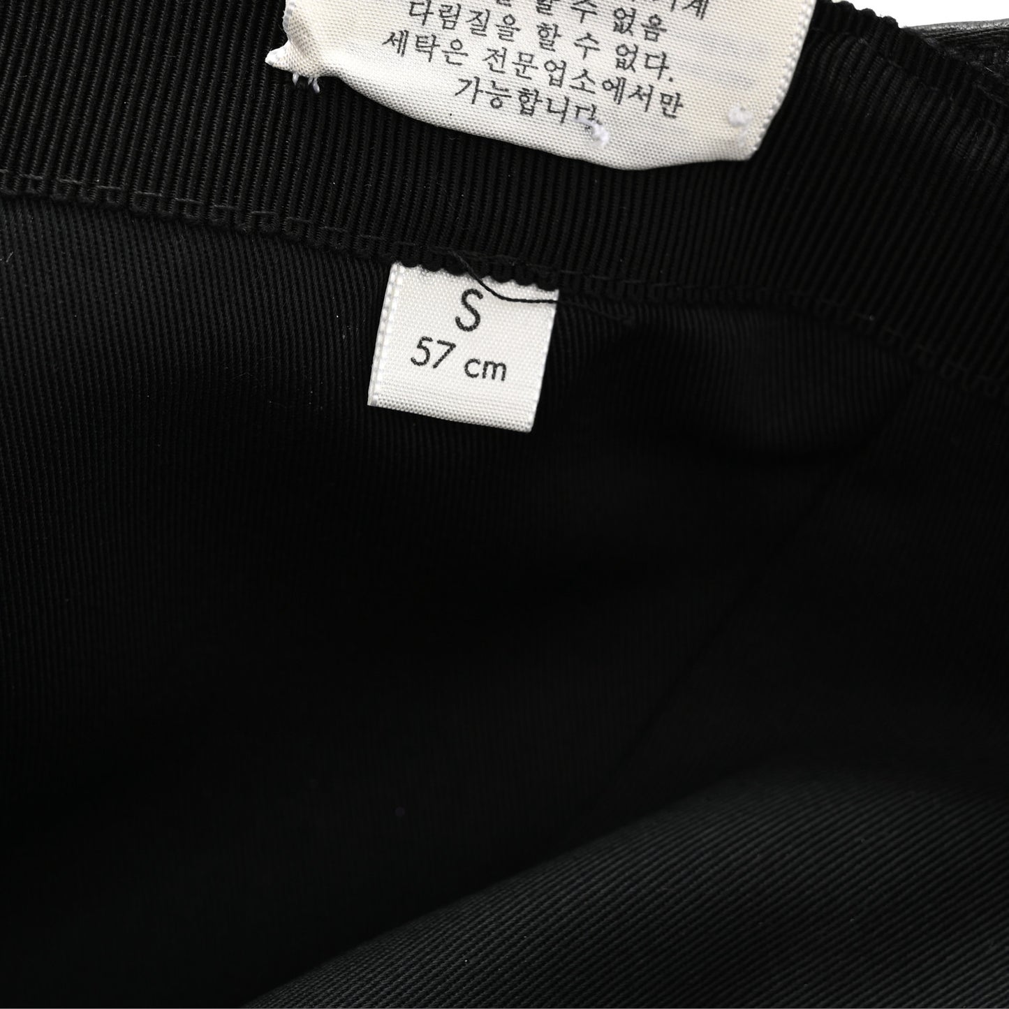 Monogram Web Baseball Hat S Black