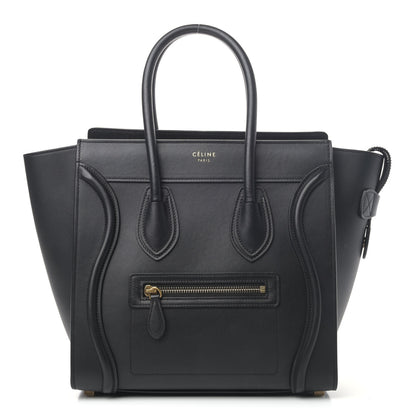 Celine Smooth Calfskin Micro Luggage Black 1 of 4