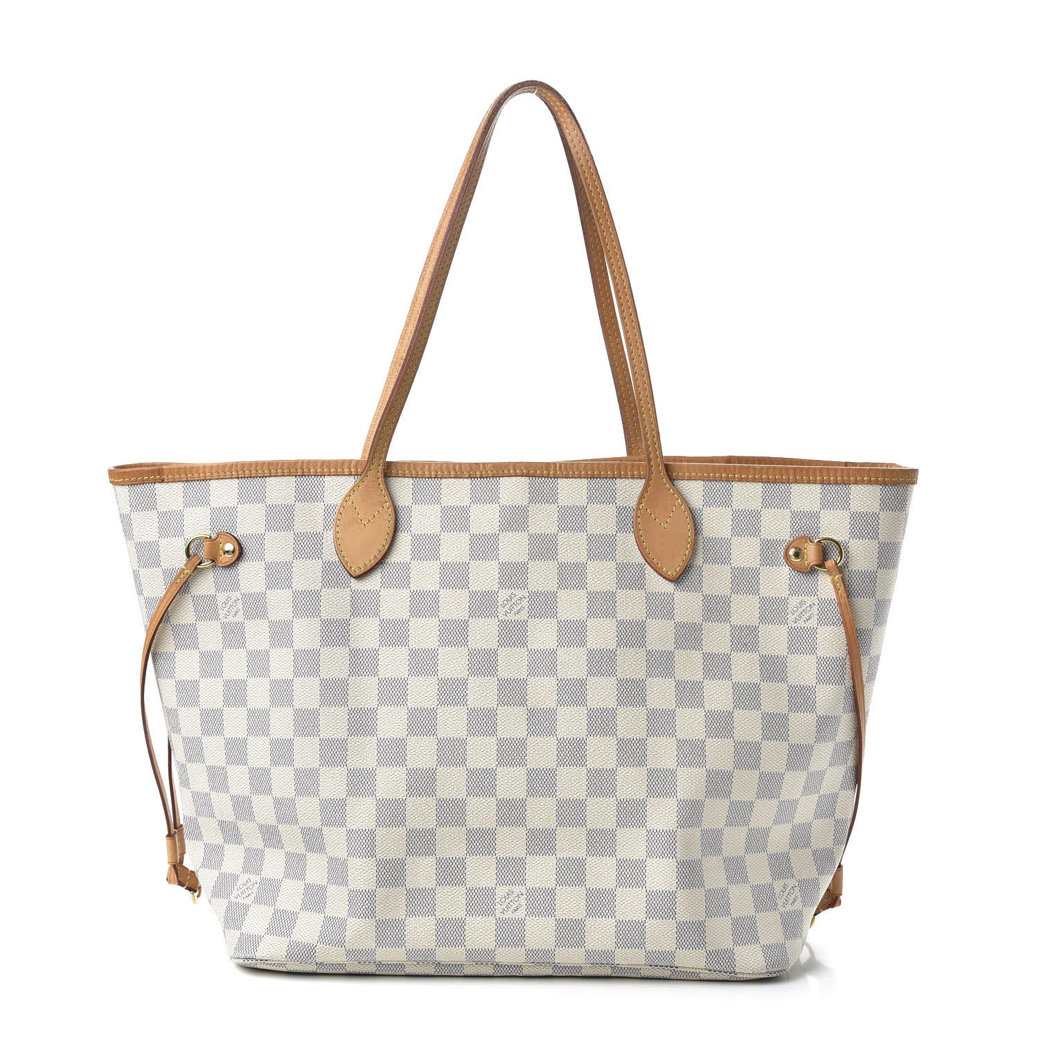 Louis Vuitton Damier Azur Neo Neverfull MM Rose Ballerine 1 of 11