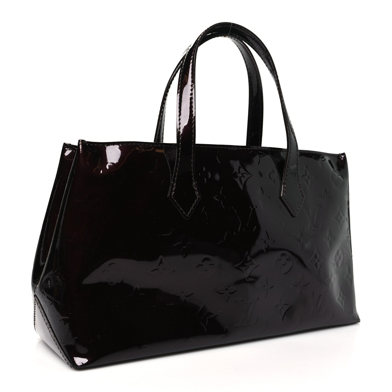 Louis Vuitton Vernis Wilshire PM Amarante 3 of 9