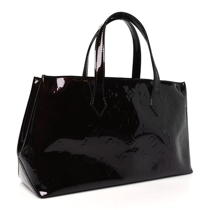 Louis Vuitton Vernis Wilshire PM Amarante 3 of 9