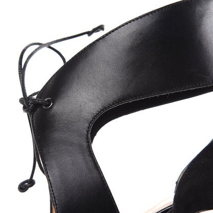 Christian Louboutin Suede Kid Ferme 100 Pumps 37 Black 8 of 12