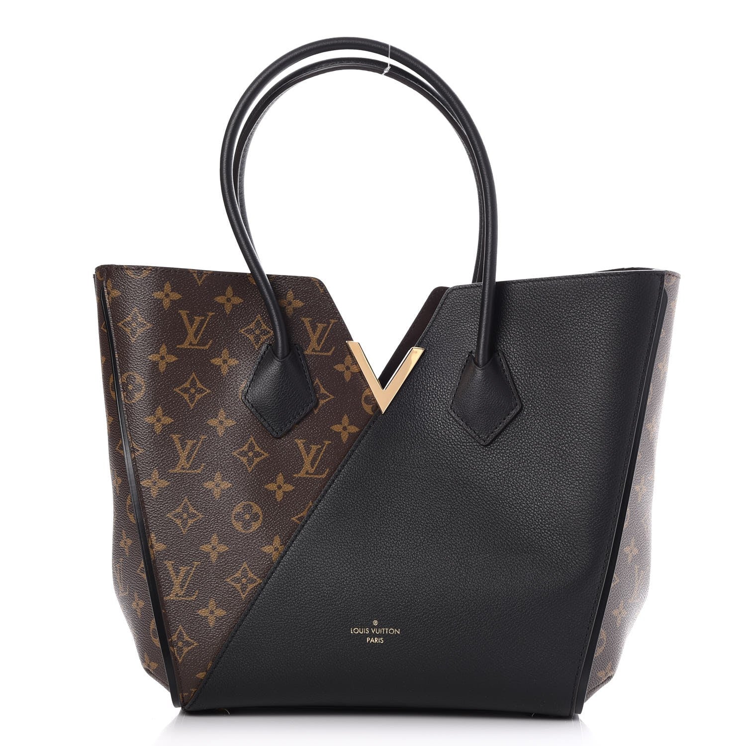 Louis Vuitton Calfskin Monogram Kimono Tote Black 1 of 9