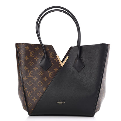 Louis Vuitton Calfskin Monogram Kimono Tote Black 1 of 9
