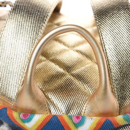 Chanel Graffiti Printed Canvas Street Spirit Backpack Multicolor 12 of 13