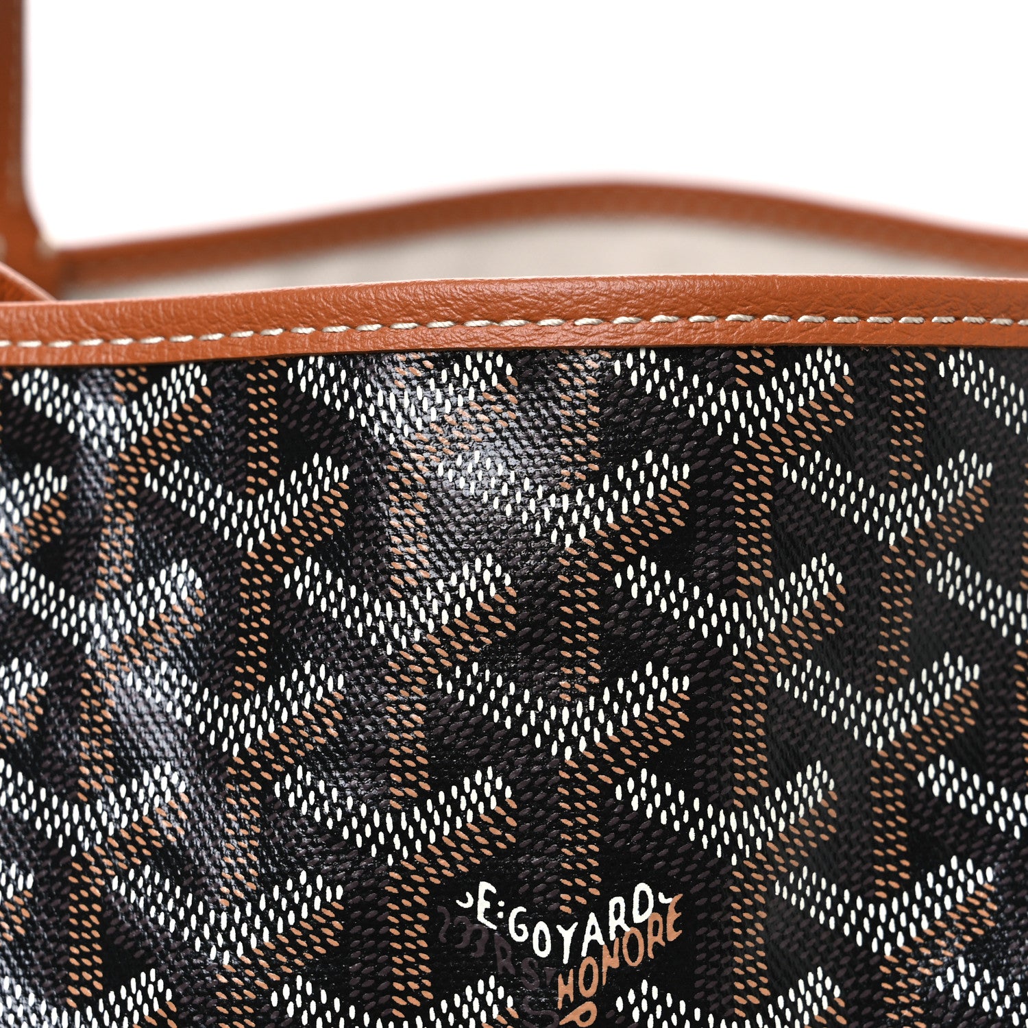 Goyard Goyardine Saint Louis GM Black Gold 9 of 11