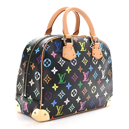 Louis Vuitton Monogram Multicolor Trouville Black 3 of 9
