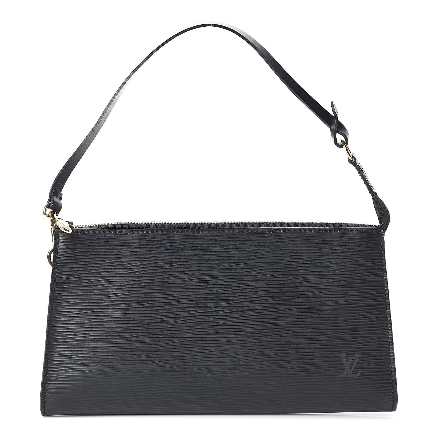 Louis Vuitton Epi Pochette Accessories 24 Black 1 of 8