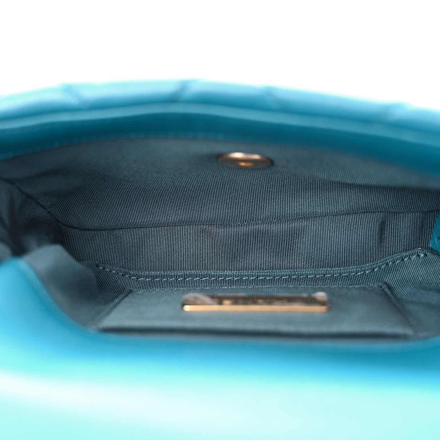 Chanel Lambskin Quilted Chanel 19 Waist Bag Blue 5 of 10