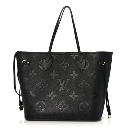 Louis Vuitton Empreinte Monogram Giant Neverfull MM Black 1 of 9