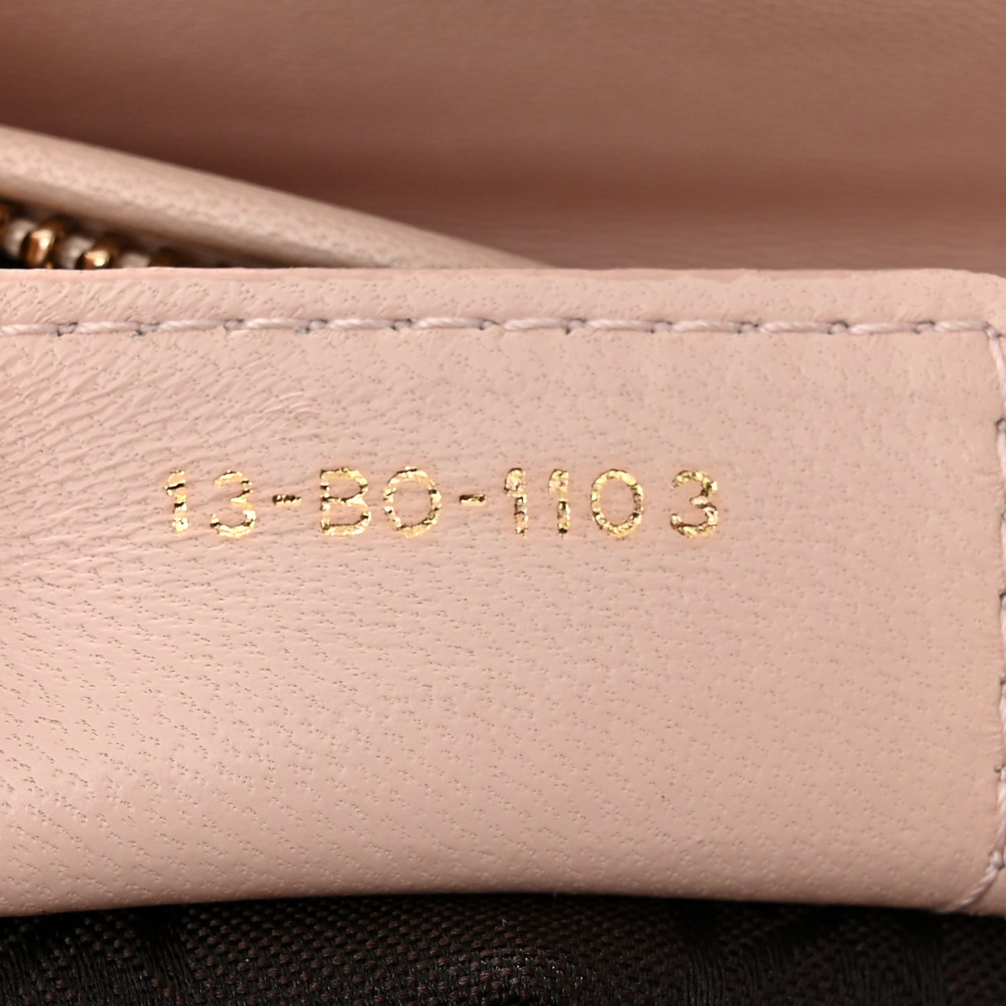 CHRISTIAN DIOR Lambskin Cannage Medium Lady Dior Light Pink
