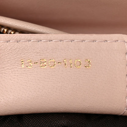 Christian Dior CHRISTIAN DIOR Lambskin Cannage Medium Lady Dior Light Pink 6 of 10
