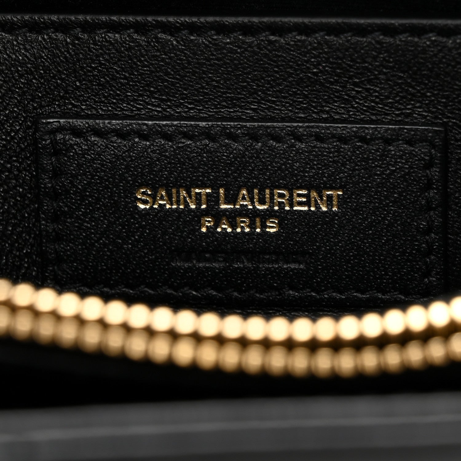 Saint Laurent Calfskin Y Quilted Monogram Small Loulou Chain Satchel Black 5 of 9