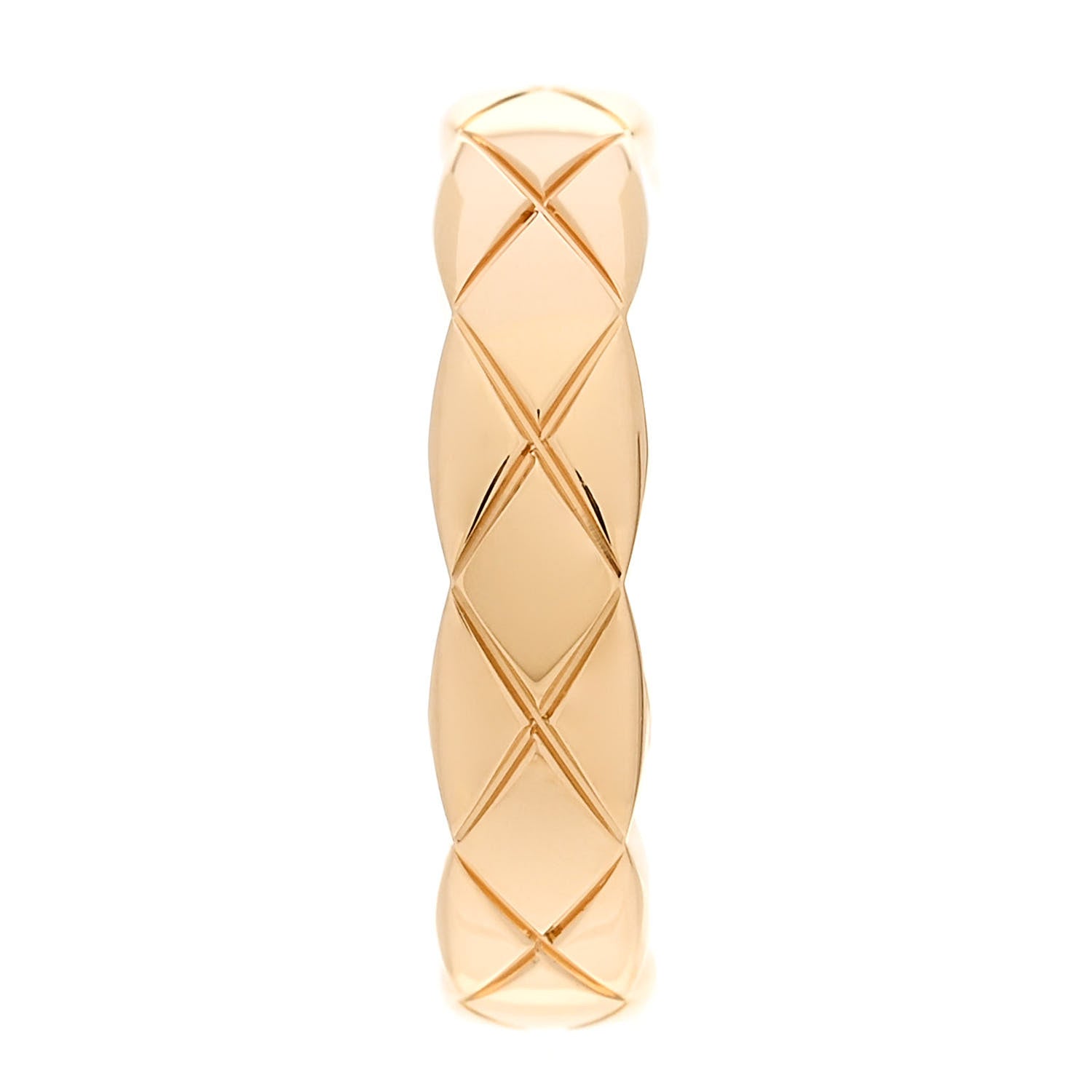 Chanel 18K Yellow Gold Coco Crush Single Ear Cuff Earring 1 of 5