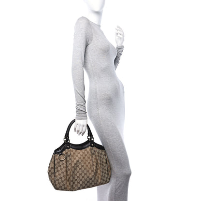 Gucci Monogram Medium Sukey Tote Dark Brown 2 of 10