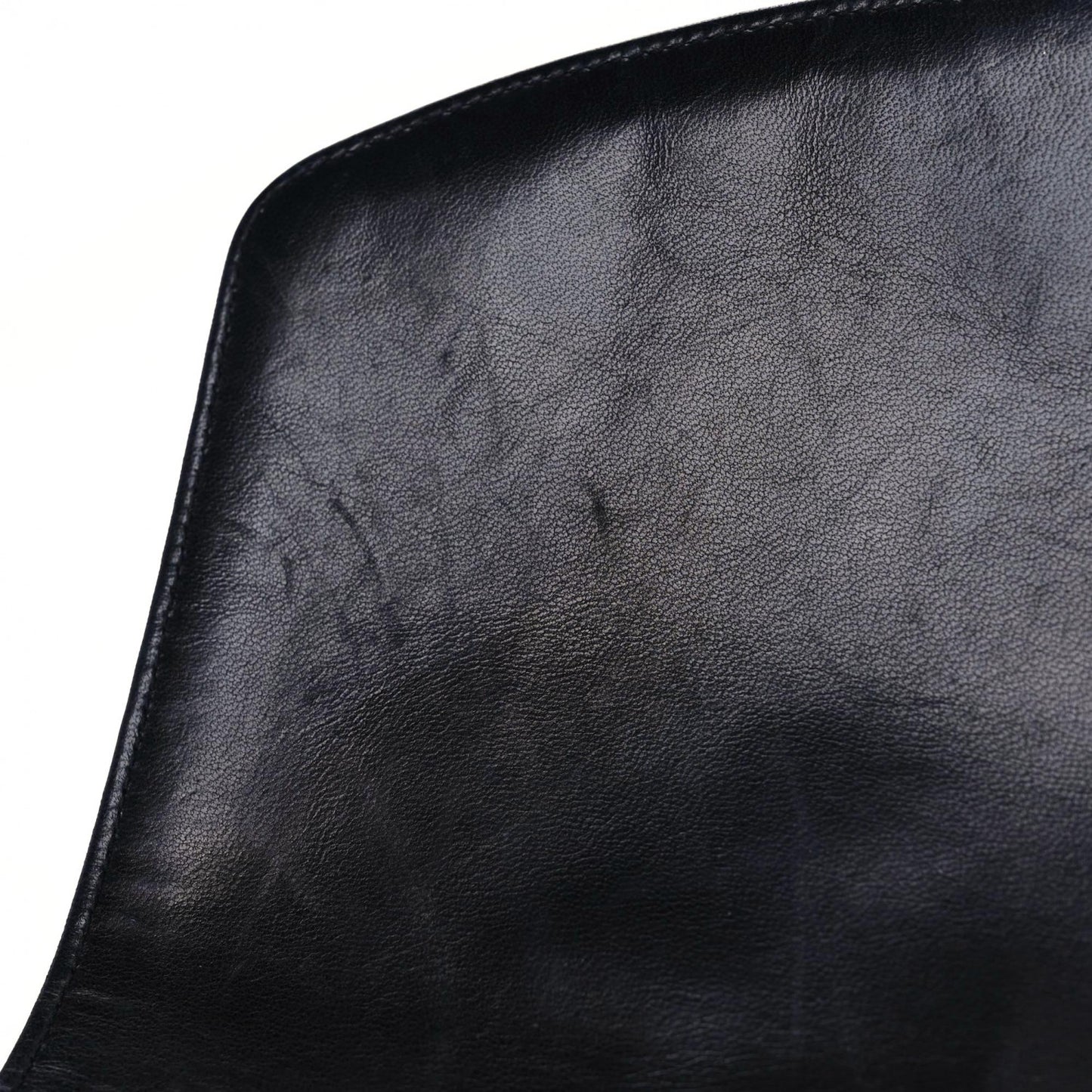 Lambskin Quilted Medium Single Flap Black