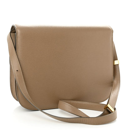 Celine Liege Calfskin Medium Classic Box Flap Bag Taupe 3 of 11