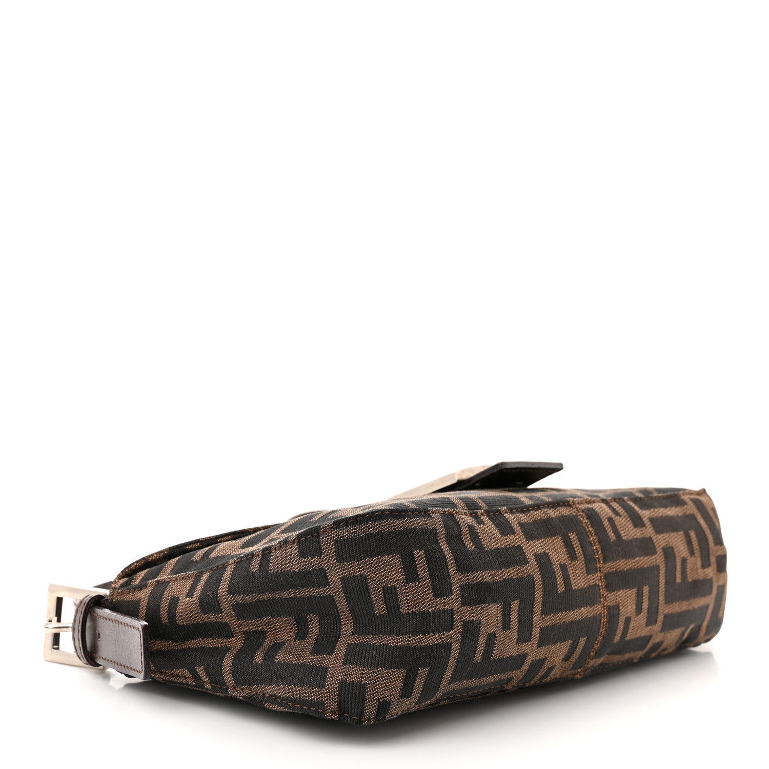 Fendi Zucca Baguette Double Flap Tobacco 4 of 11