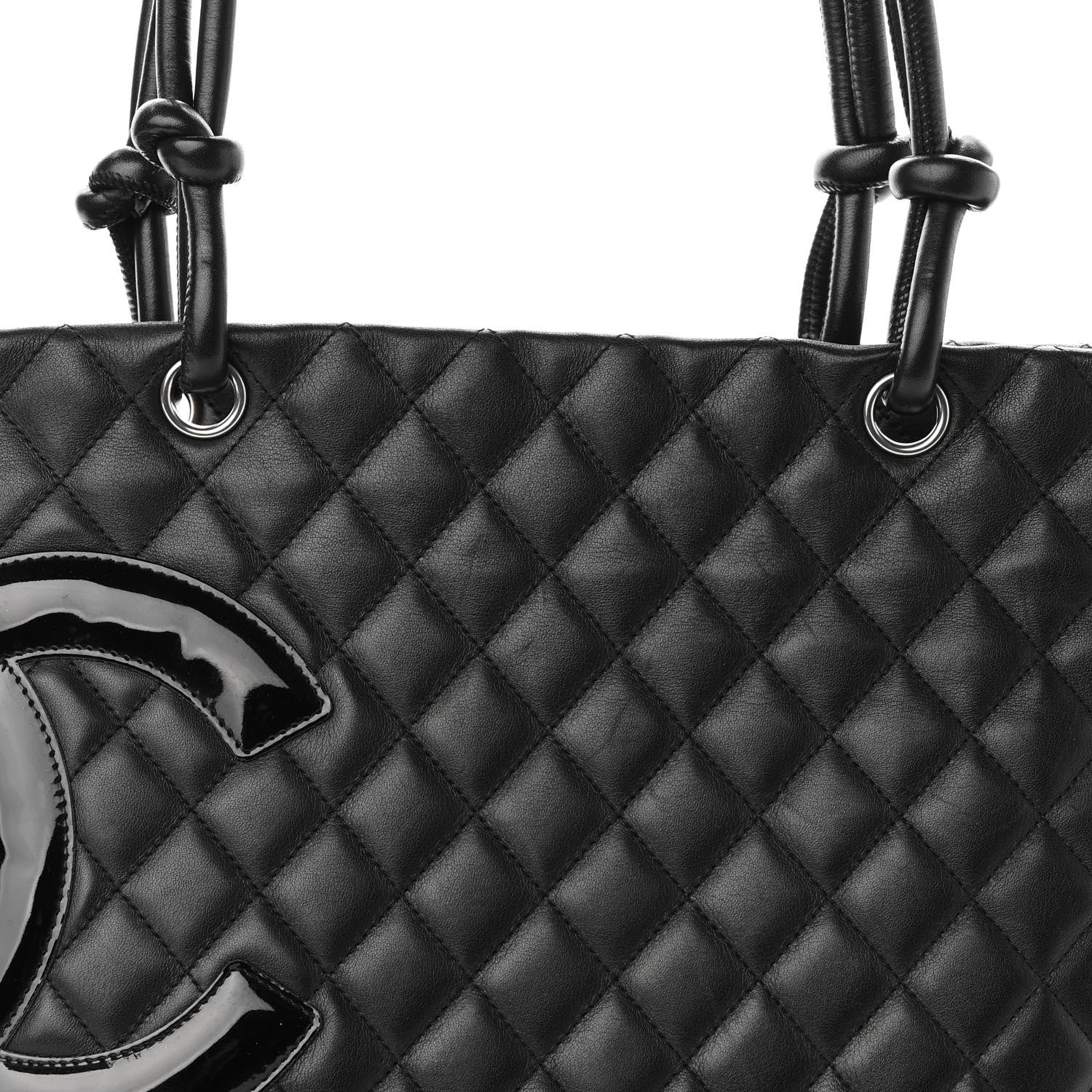 Chanel Calfskin Quilted Large Cambon Tote Black 8 of 10