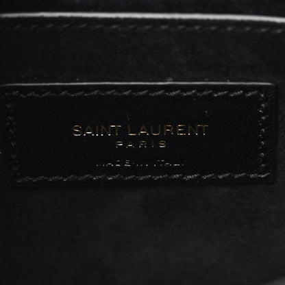 Saint Laurent Lambskin Quilted Le 57 Diamond Shoulder Bag Black 6 of 10