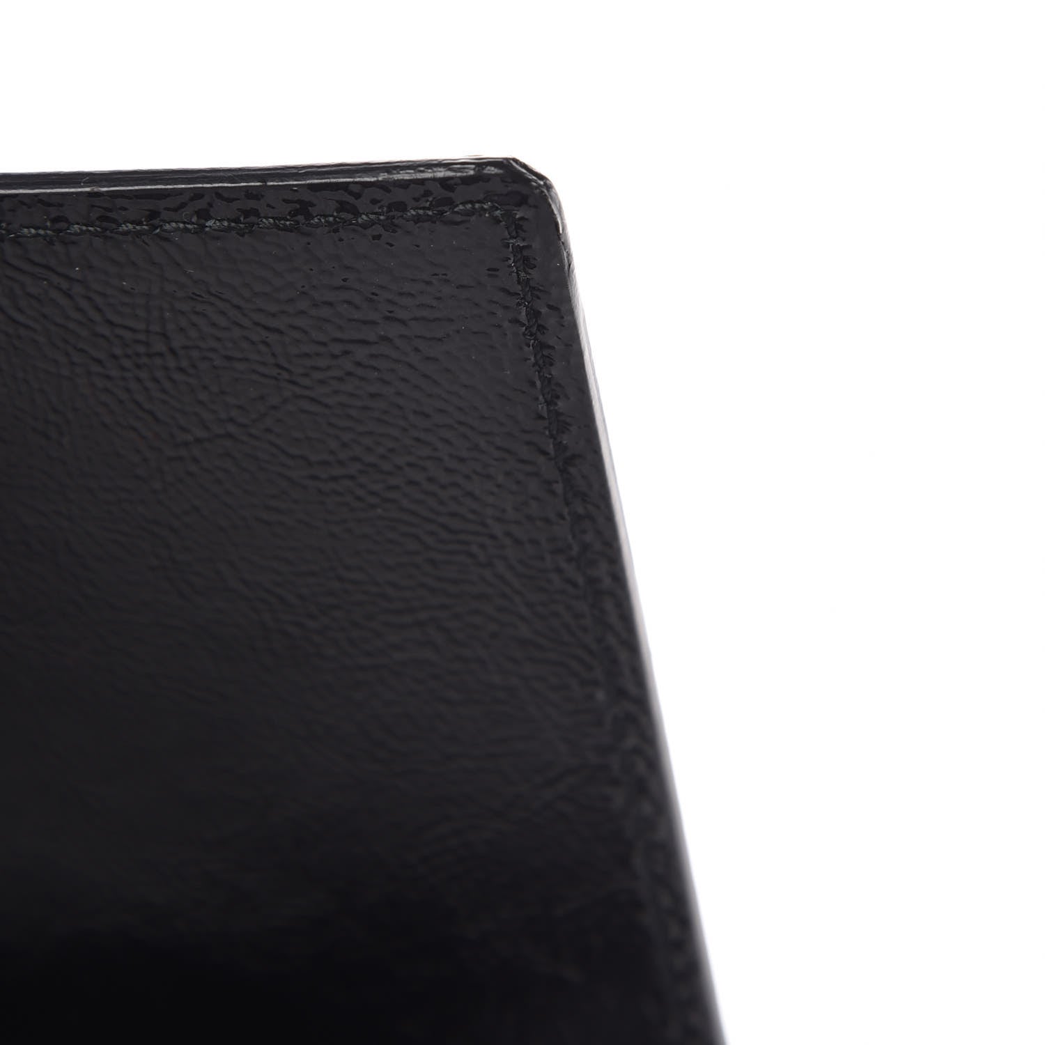 Saint Laurent Textured Patent Monogram Large Belle De Jour Clutch Black 9 of 9