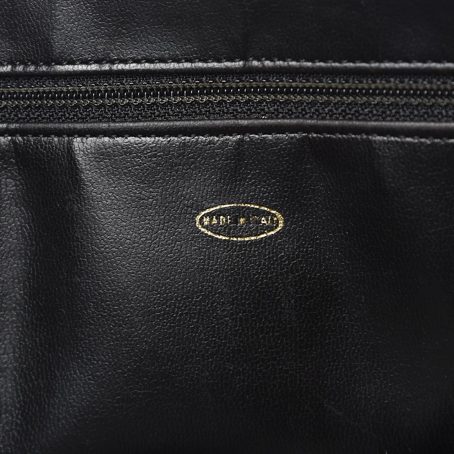 Lambskin Quilted Briefcase Laptop Bag Black