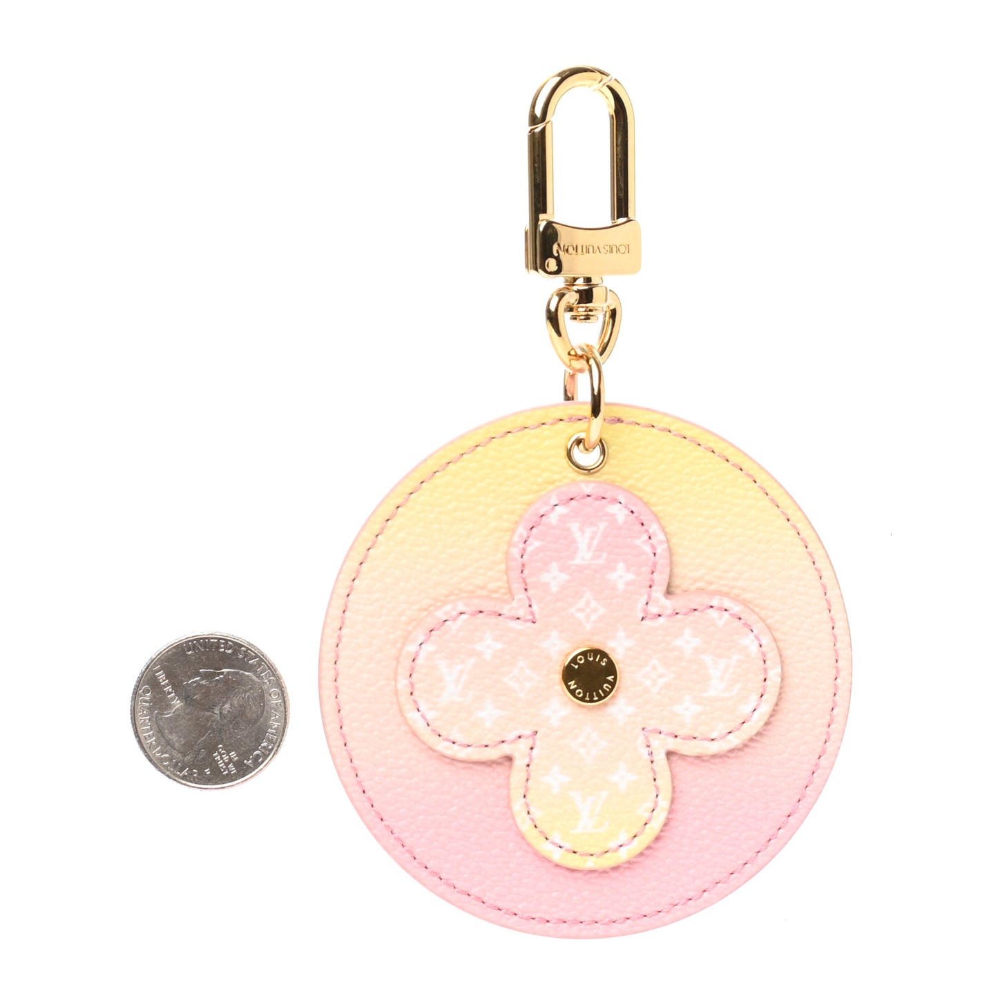 Monogram By The Pool Illustre Bag Charm Key Holder Light Pink