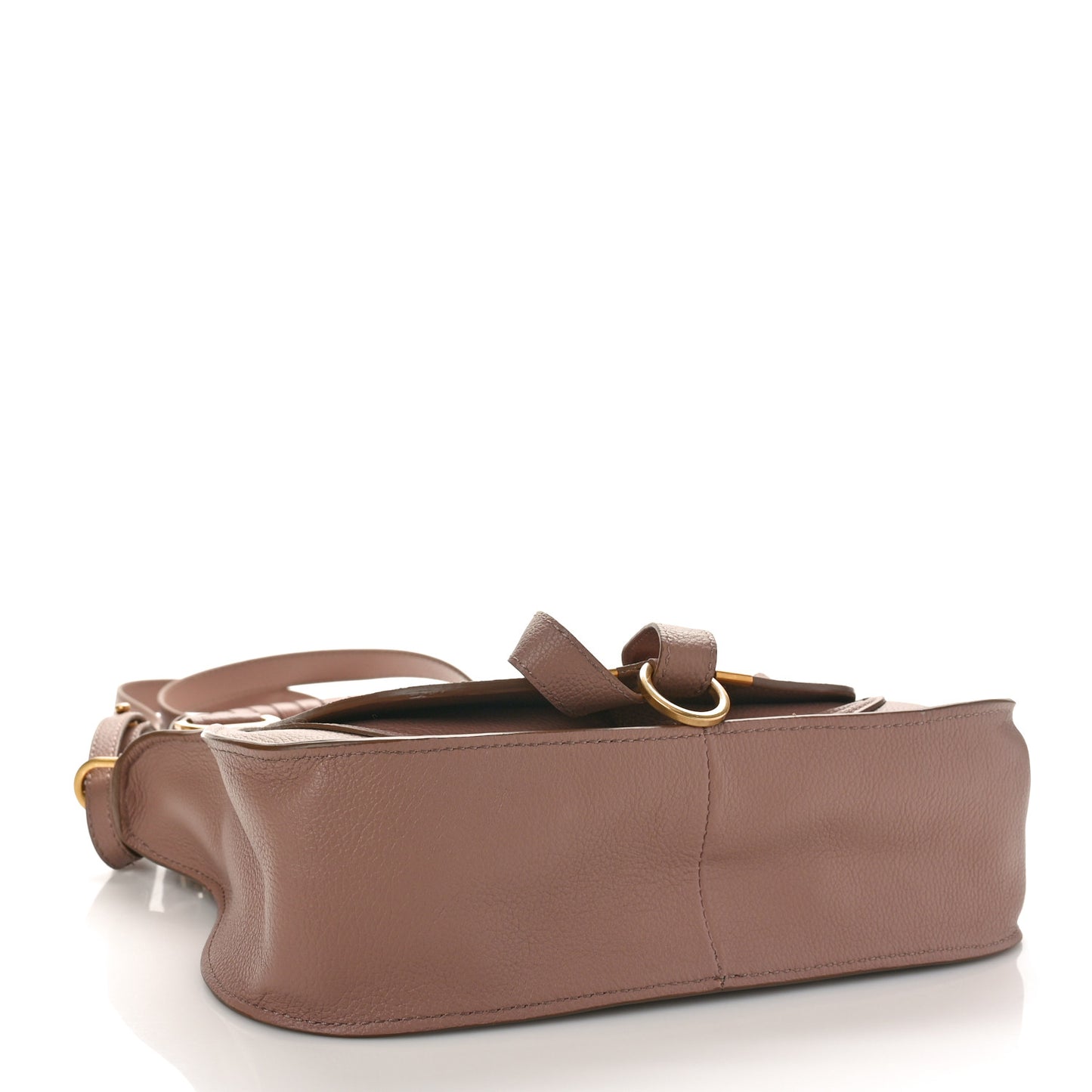 Calfskin Small Marcie Satchel Woodrose