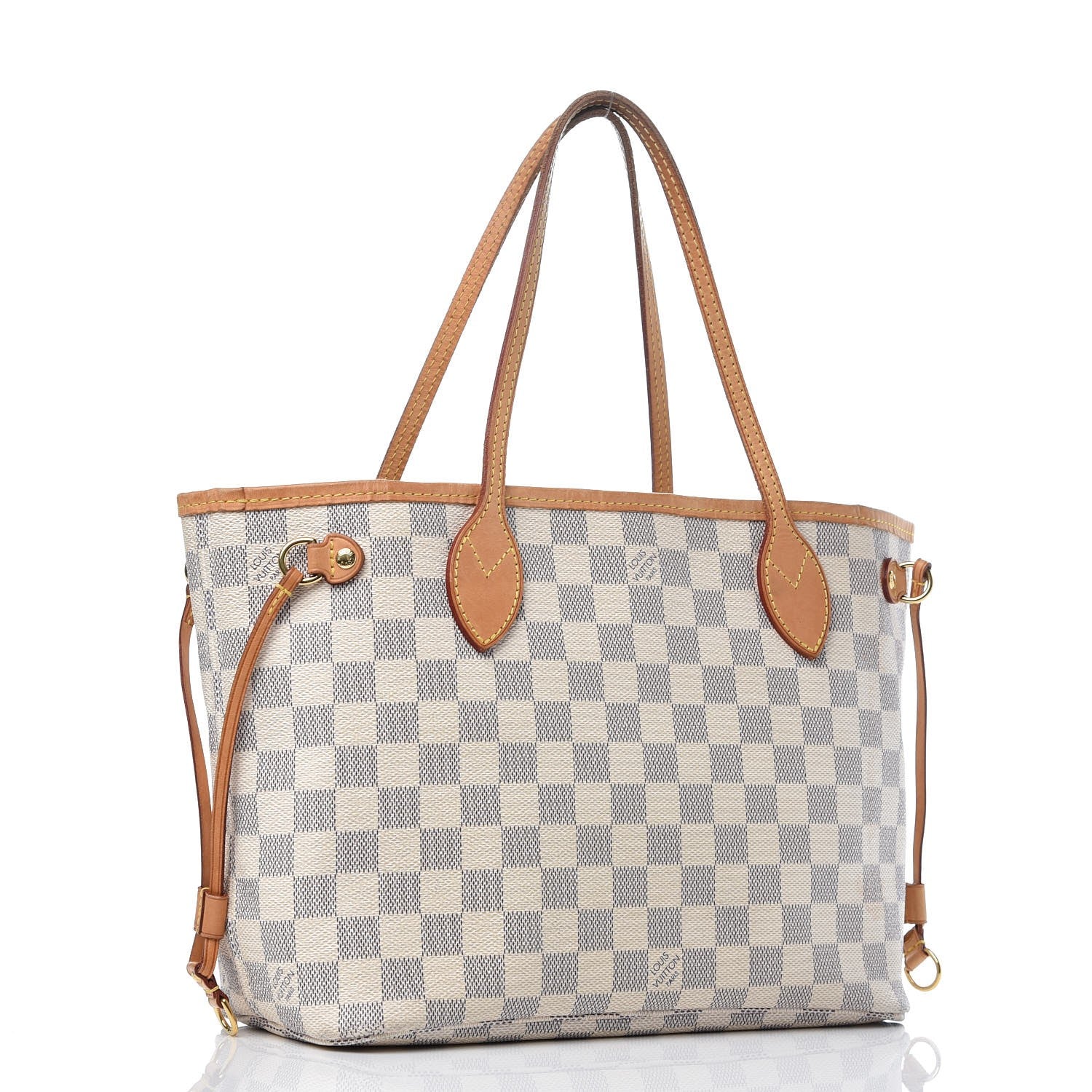Louis Vuitton Damier Azur Neverfull PM 3 of 13