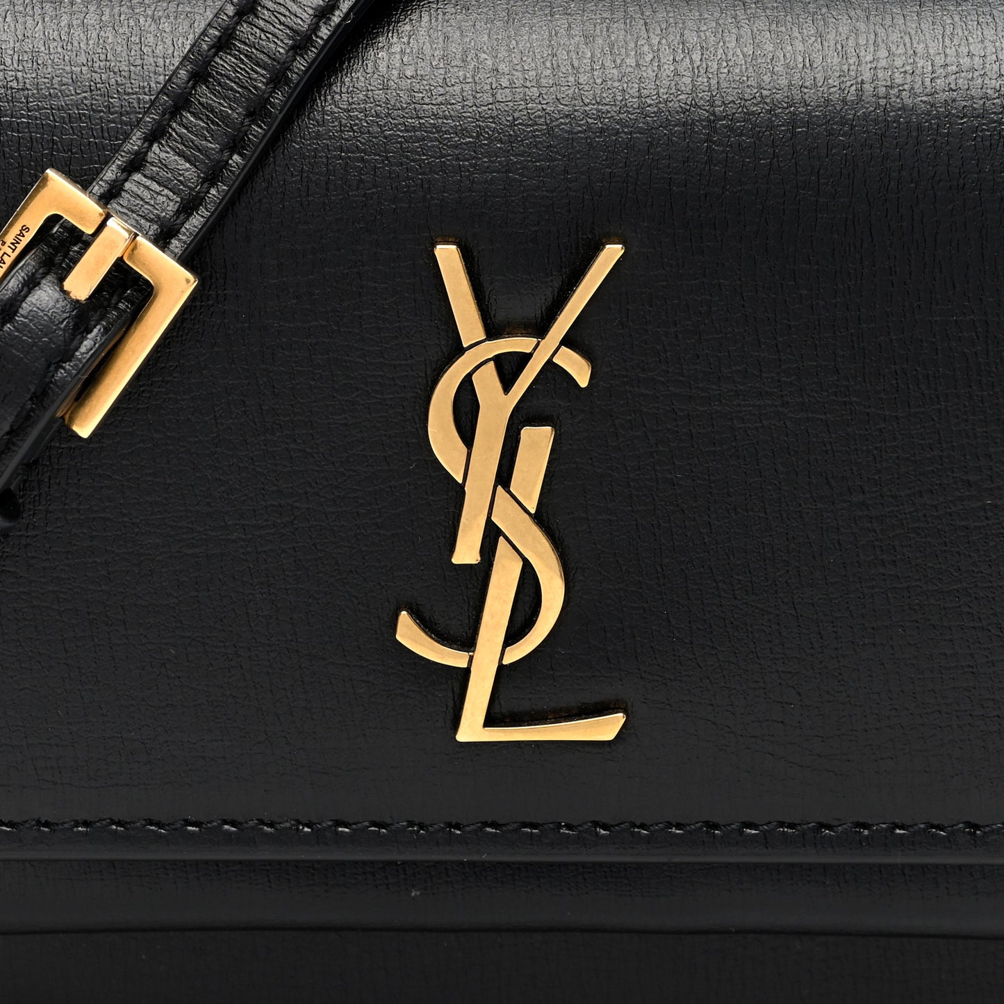 Smooth Calfskin Sunset Baby Belt Bag Black