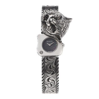 Gucci Stainless Steel Black Mother of Pearl 22mm Le Marche Des Merveilles Secret Quartz Watch 3 of 7