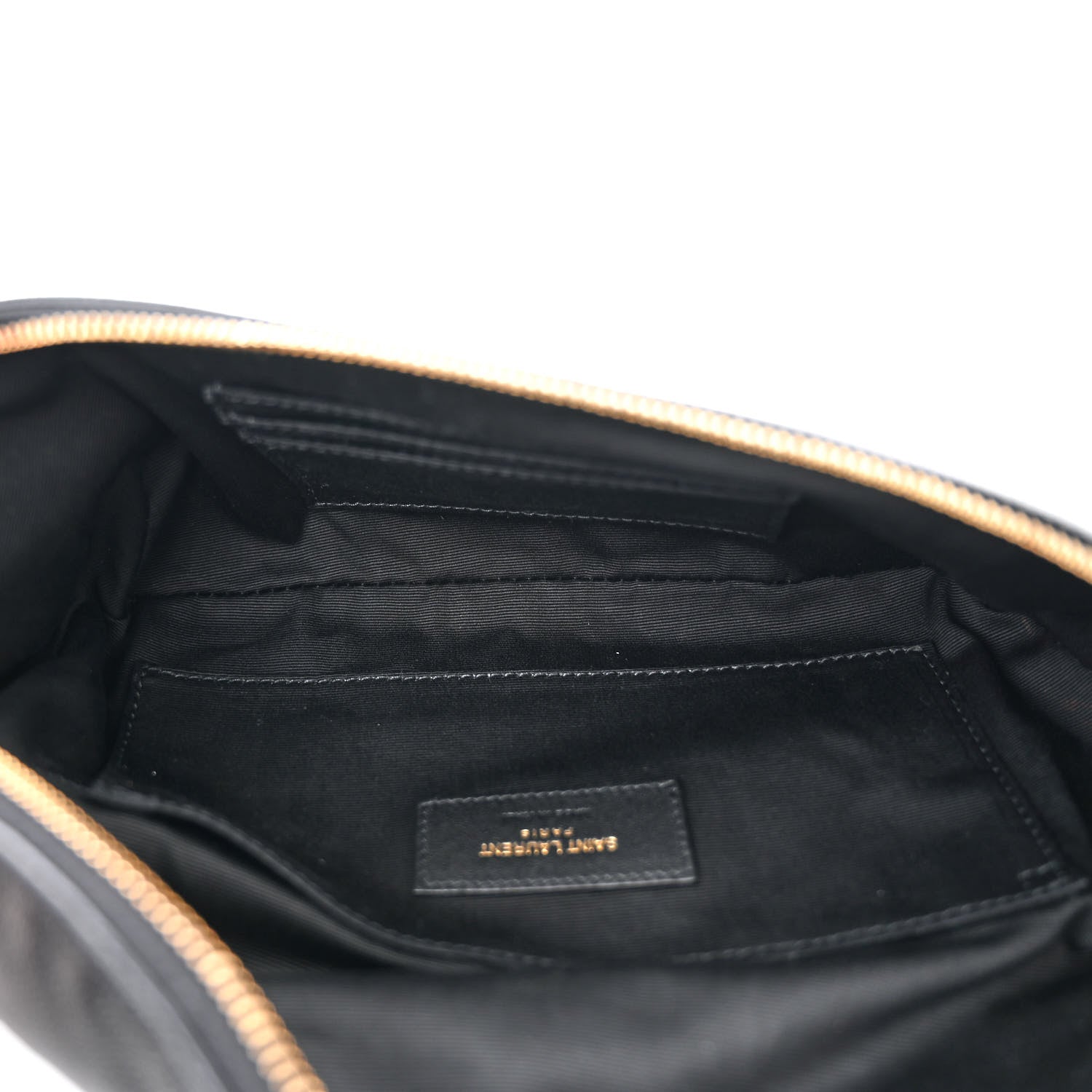 Saint Laurent Grain De Poudre Monogram Belt Bag Black 5 of 11