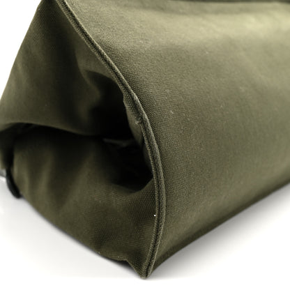 The Row Cotton Twill East West Idaho Tote Green 8 of 9