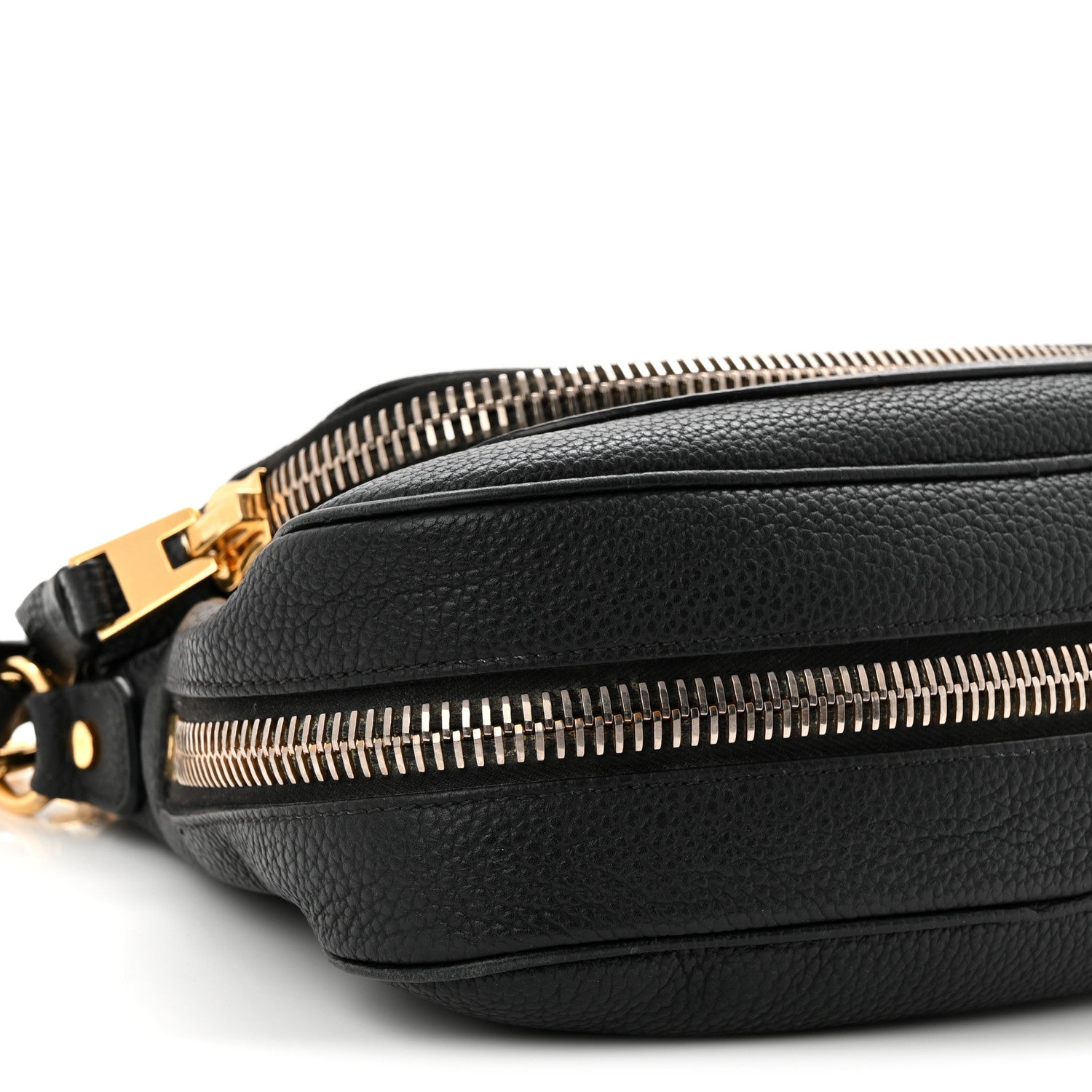 Tom Ford Grained Calfskin Medium Jennifer Crossbody Bag Black 9 of 10